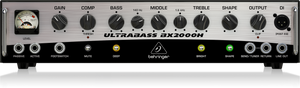 Behringer ULTRABASS BX2000H 2,000-Watt Class-D Bass Amplifier with MOSFET Preamp, Compressor and DYNAMIZER Technology