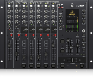 Behringer PRO MIXER DX2000USB Professional 7-Channel DJ Mixer with infinium "Contact-Free" VCA Crossfader and USB/Audio Interface