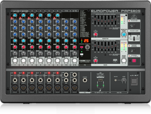 Behringer EUROPOWER PMP580S  500-Watt 10-Channel Powered Mixer with KLARK TEKNIK Multi-FX Processor, Compressors, FBQ Feedback Detection System and Wireless Option