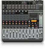 Behringer XENYX QX1222USB Premium 16-Input 2/2-Bus Mixer with XENYX Mic Preamps & Compressors, KLARK TEKNIK Multi-FX Processor, Wireless Option and USB/Audio Interface