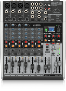 Behringer XENYX 1204USB Premium 12-Input 2/2-Bus Mixer with XENYX Mic Preamps & Compressors, British EQs and USB/Audio Interface