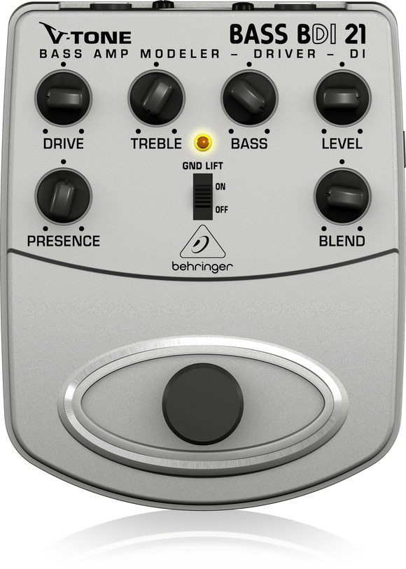 Behringer V-TONE BASS DRIVER DI BDI21  Bass Amp Modeler/Direct Recording Preamp/DI Box
