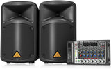 Behringer EUROPORT EPS500MP3 Ultra-Compact 500-Watt 8-Channel Portable PA System with MP3 Player, Reverb and Wireless Option