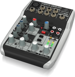 Behringer XENYX Q502USB Premium 5-Input 2-Bus Mixer with XENYX Mic Preamp & Compressor, British EQ and USB/Audio Interface