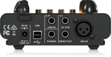 Behringer TUBE ULTRAGAIN MIC500USB Audiophile Vacuum Tube Preamplifier with Preamp Modeling Technology and USB/Audio Interface