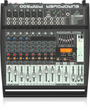 Behringer EUROPOWER PMP500 500-Watt 12-Channel Powered Mixer with KLARK TEKNIK Multi-FX Processor, Compressors, FBQ Feedback Detection System and Wireless Option