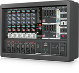 Behringer EUROPOWER PMP560M 500-Watt 6-Channel Powered Mixer with KLARK TEKNIK Multi-FX Processor, Compressors, FBQ Feedback Detection System and Wireless