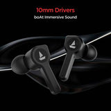 boAt Airdopes 402 Bluetooth Truly Wireless in Ear Earbuds with Mic Active Black