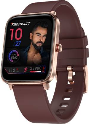 Fire-Boltt Ninja Pro Max BSW026 Smartwatch Rose Gold Strap, Free Size