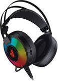 Redgear Comet 7.1 USB Gaming Headphones with 7 changeable LED color Wired Gaming Headset  Black