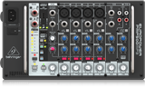 Behringer EURO POWER PMP500MP3  Ultra-Compact 500-Watt 8-Channel Powered Mixer with MP3 Player, Reverb and Wireless Option