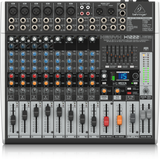 Behringer XENYX X1222USB  Premium 16-Input 2/2-Bus Mixer with XENYX Mic Preamps & Compressors, British EQs, 24-Bit Multi-FX Processor and USB/Audio Interface