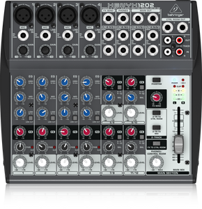 Behringer XENYX 1202 Premium 12-Input 2-Bus Mixer with XENYX Mic Preamps and British EQs