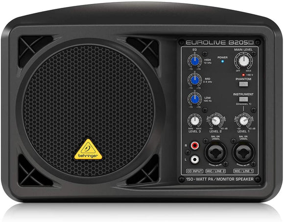 Behringer EUROLIVE B205D  Ultra-Compact 150-Watt PA/Monitor Speaker System