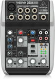 Behringer XENYX Q502USB Premium 5-Input 2-Bus Mixer with XENYX Mic Preamp & Compressor, British EQ and USB/Audio Interface