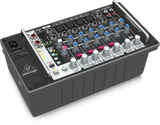 Behringer EURO POWER PMP500MP3  Ultra-Compact 500-Watt 8-Channel Powered Mixer with MP3 Player, Reverb and Wireless Option
