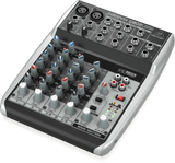 Behringer XENYX Q802USB Premium 8-Input 2-Bus Mixer with XENYX Mic Preamps & Compressors, British EQs and USB/Audio Interface