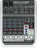 Behringer XENYX QX602MP3 Premium 6-Input 2-Bus Mixer with XENYX Mic Preamps, British EQs, MP3 Player and Multi-FX