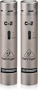 Behringer  STUDIO CONDENSER MICROPHONES C-2 2 Matched Studio Condenser Microphones