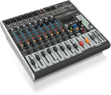 Behringer XENYX X1222USB  Premium 16-Input 2/2-Bus Mixer with XENYX Mic Preamps & Compressors, British EQs, 24-Bit Multi-FX Processor and USB/Audio Interface