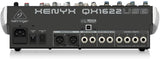 Behringer XENYX QX1622USB  Premium 16-Input 2/2-Bus Mixer with XENYX Mic Preamps & Compressors, KLARK TEKNIK Multi-FX Processor, Wireless Option and USB/Audio Interface