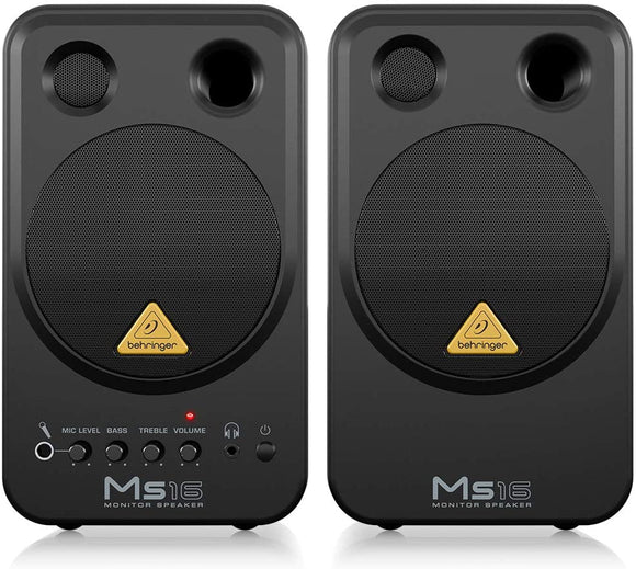 Behringer  MS16 High-Performance Active 16-Watt Personal Monitor System